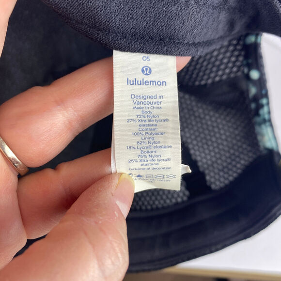 Lululemon Dash & Splash Cap II Pixie Haze Multi Black Hat Trucker Mesh Running - Picture 9 of 10